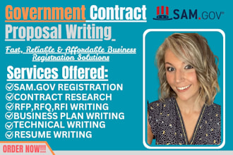 do government contract bid rfp rfq rfi winning technical proposal, grant writing