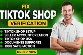 fix tiktok shop verification issue, tiktok seller account