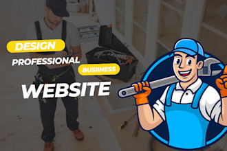 create cleaning, handyman, roofing, construction, and plumbing website