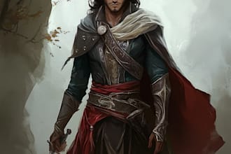 do original  fantasy character art