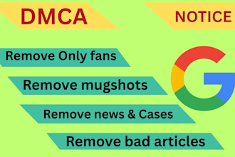 permanently remove mugshots fake cases,article leaked infringing content  google
