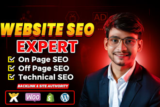 optimize your website SEO for wordpress, shopify, wix, and squarespace