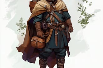 do character art, game fantasy and game character art