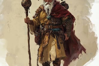draw game character art illustration for you
