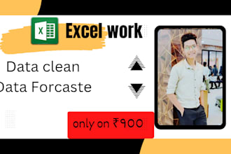 clean, forecast,format,split, translate excel data