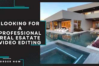edit your real estate video, home tour walk through, reels, drone video