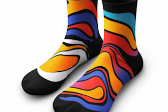 do a creative socks unique sock design for you