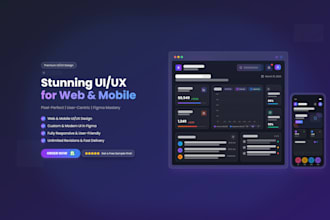 ui UX design, mobile app or website ui ux design using figma