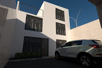 do architectural 3d renders in sketch up
