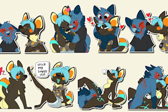 create nsfw stickers furry telegram discord stickers crypto animated sticker
