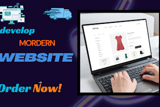 develop a mordern website using next js