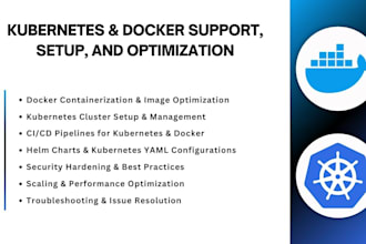 set up, deploy, and optimize kubernetes and docker container