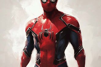 draw comic book illustration marvel cartoon