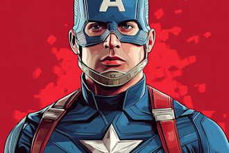 draw comic book illustration marvel cartoon