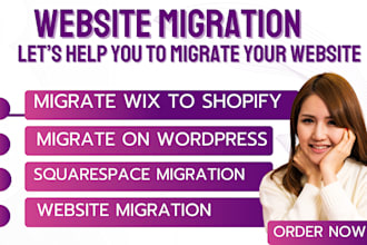 clone shopify website migration wordpress to shopify wix to shopify,squarespace