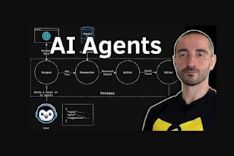 make ai agents using crewai langchain autogen autogpt langraph deepseek