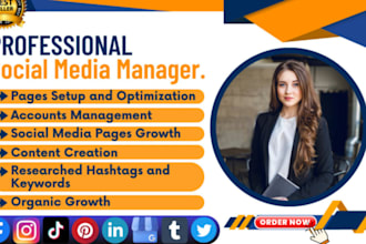 be your social media marketing expert and management
