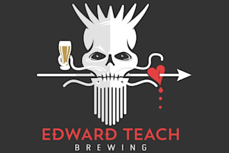 design edward teach brewing logo