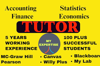 be your financial cost accounting finance economics management statistics tutor