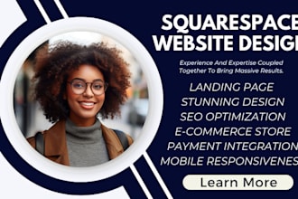 build squarespace website, squarespace design, square website development