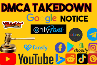 remove leaked copyright content on google,fb,reddit,yt,ig,onlyfans under dmca