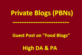 write and guest post on food blog