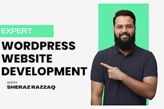 develop a custom wordpress website from scratch with SEO and mobile optimization