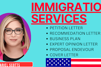write recommendation letter and expert opinion for eb2 niw eb1a 01 visa