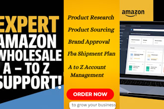 be your expert amazon fba wholesale VA for a to z account management