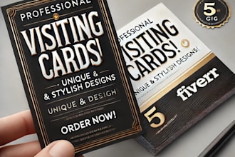 make visiting card for you