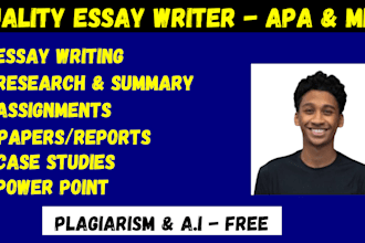 write urgent essay, case study, assignment, research, apa and mla papers, report