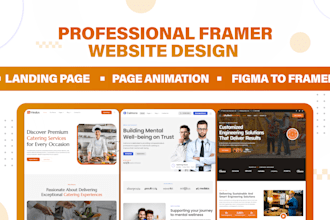 fix, redesign, design, figma to framer, framer website and landing page