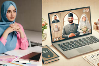 be your online nikah imam and assist you with nikah, witnesses, and certificate