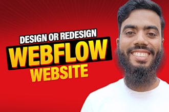 design, redesign, revamp webflow website, figma to webflow, webflow expert