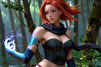 paint realistic or fantasy character art