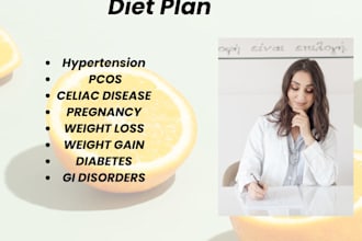 customized diet plan according to your health needs