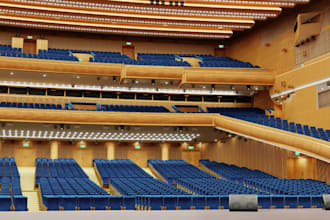 create 3d designs for auditoriums, conference halls, and theaters, concert hall