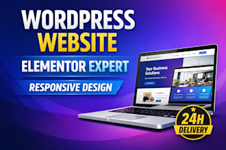 develop professional wordpress website design with responsive web design