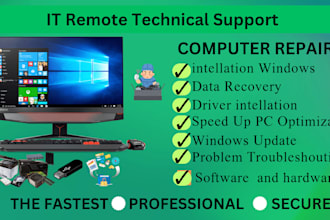 computer repair, fix, speed up,troubleshoot issues in windows 11,10 and mac pc