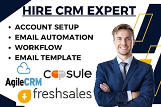 setup freshsales agile crm capsule automation cinc nutshell dynamic integration