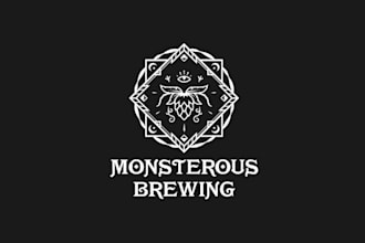 design wonderful elegant craft brewery logo
