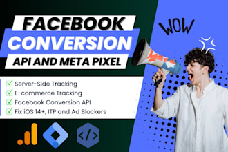 set up facebook conversion API, ga4, GTM and fix ios, itp, ad blocker issues