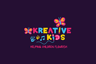 design creative kids school logo