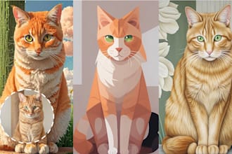 design a custom ai generated pet avatar in your favorite style
