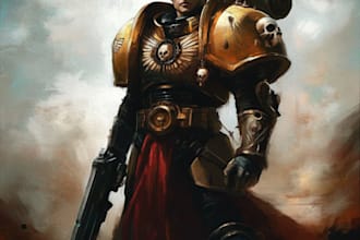 draw your favorite warhammer 40k character