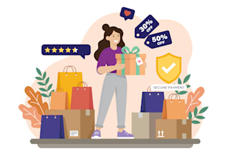 create modern flat vector icons and web illustrations