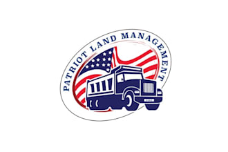 design custom clearing and landscaping company logo