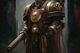 make a warhammer,painting, warhammer  miniature 40k