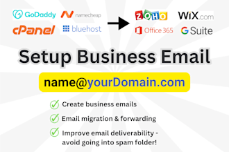 create setup business email with your domain