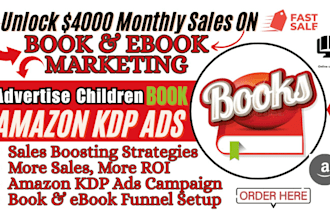promote children book or advertise ebook coloring book amazon kdp ads marketing